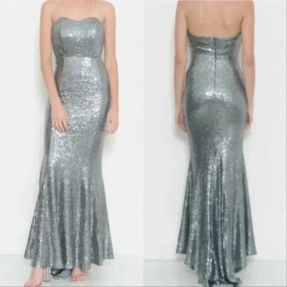 SEQUIN SEQUIN GOWN - Picture 1 of 3
